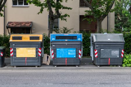 Dumpster pad washing